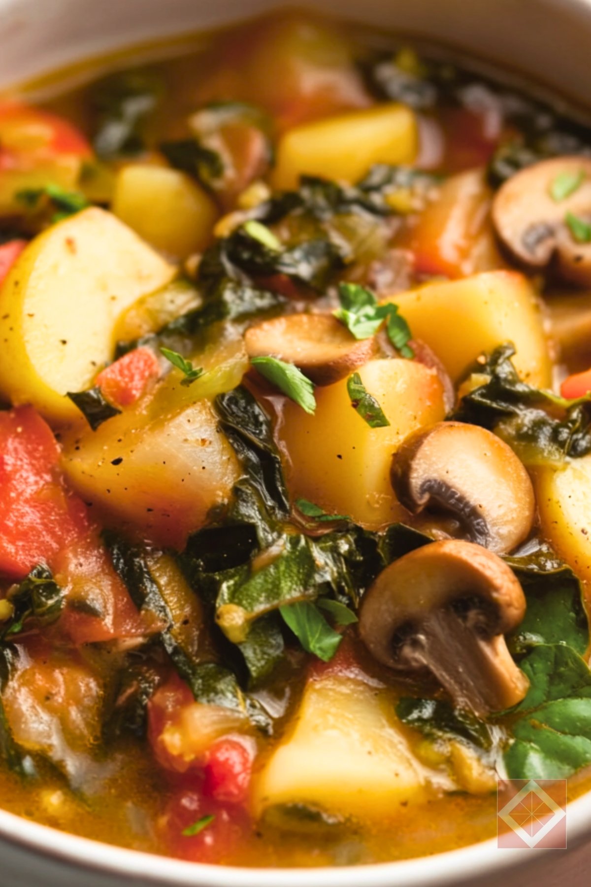 Easy Hearty Ten-Vegetable Stew One-Pot Recipe for Cozy Dinners - Ten Vegetable Stew One Pot pin 1 midia