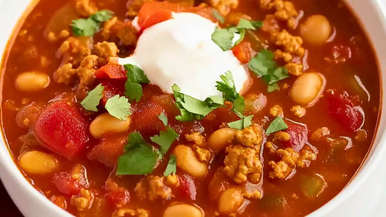 Simple Classic Turkey Chili One-Pot Recipe for a Quick, Filling Meal - Turkey Chili midia