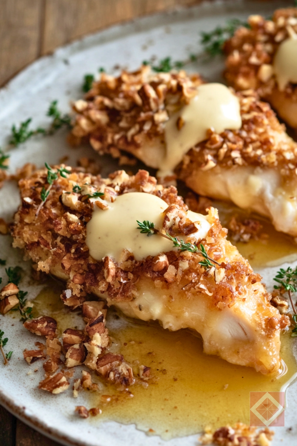 Walnut-Crusted Chicken Perfect for Mediterranean Food Lovers - Walnut Crusted Chicken pin 3 midia 1