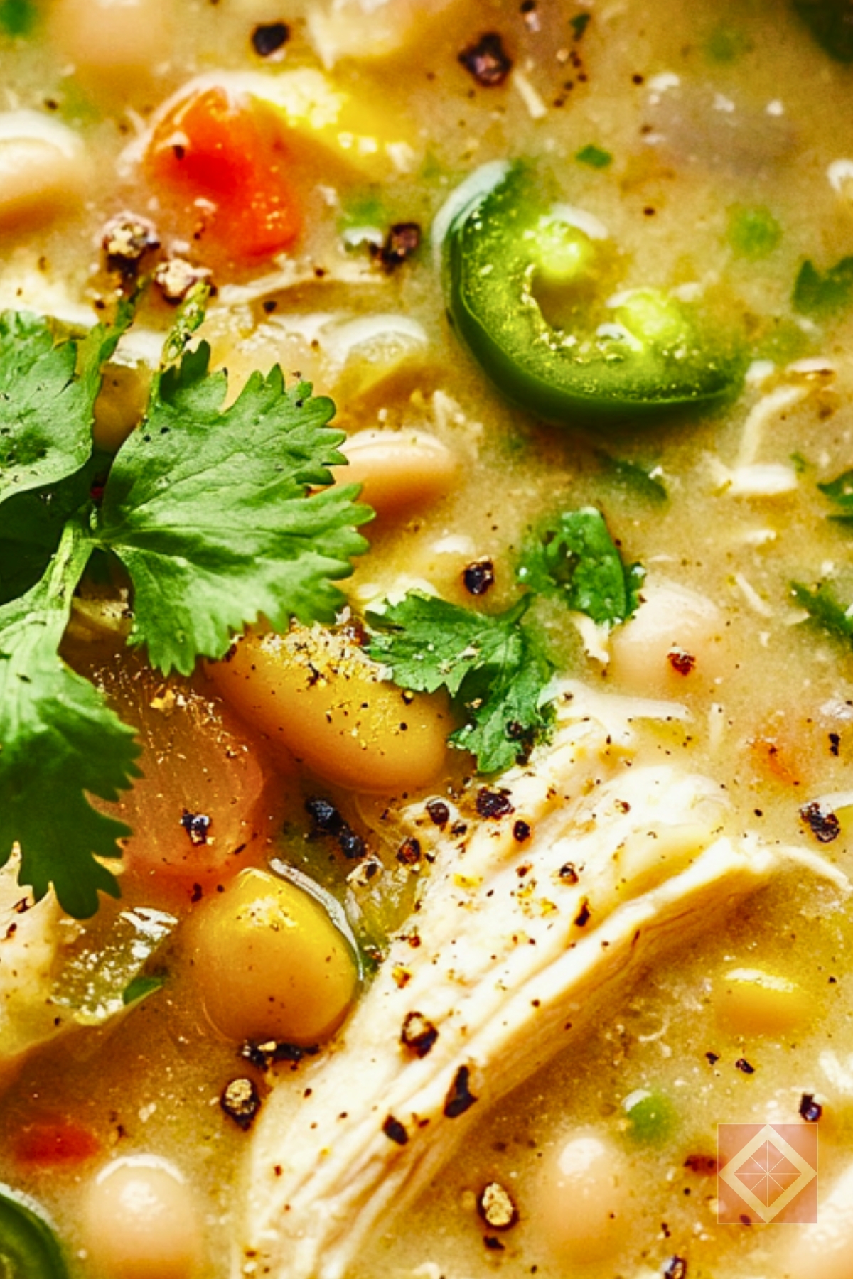 Easy White Chicken Chili One-Pot Recipe to Warm Up Your Evenings - White Chicken Chili pin 2 midia