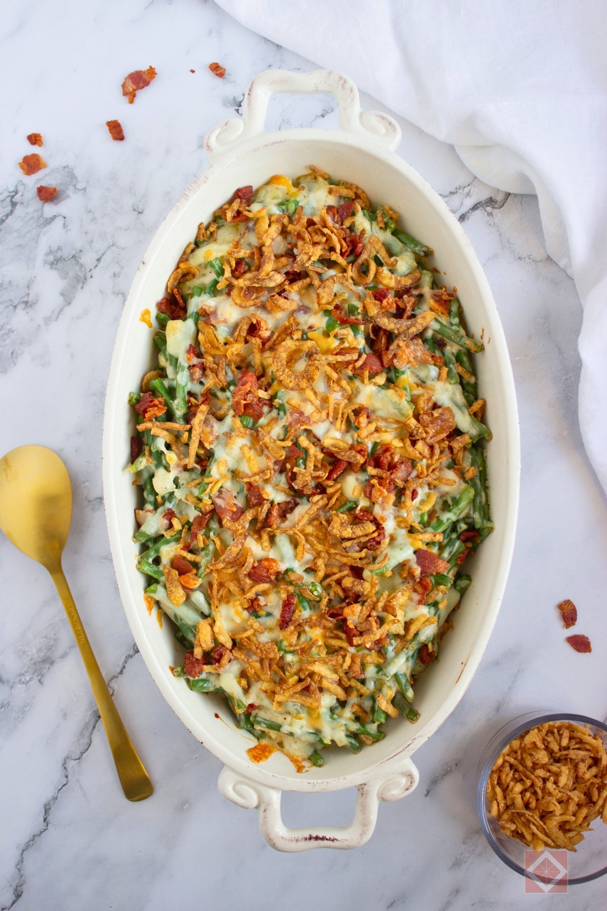 Green Bean Casserole: Easy & Bacon-Packed Comfort Food - green bean casserole 6