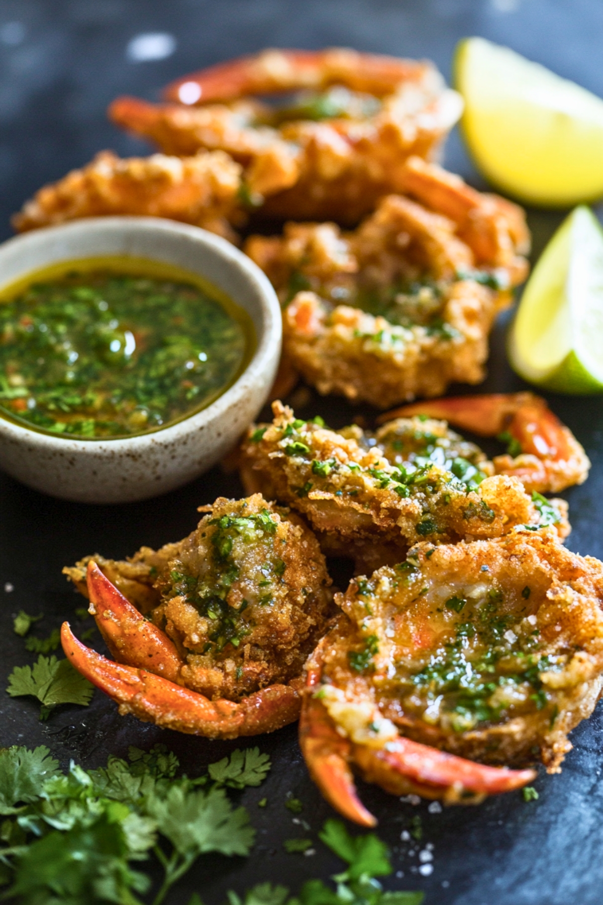 Seafood Dinner Recipe: Perfect Soft-Shell Crabs at Home - soft shell crabs pin midia