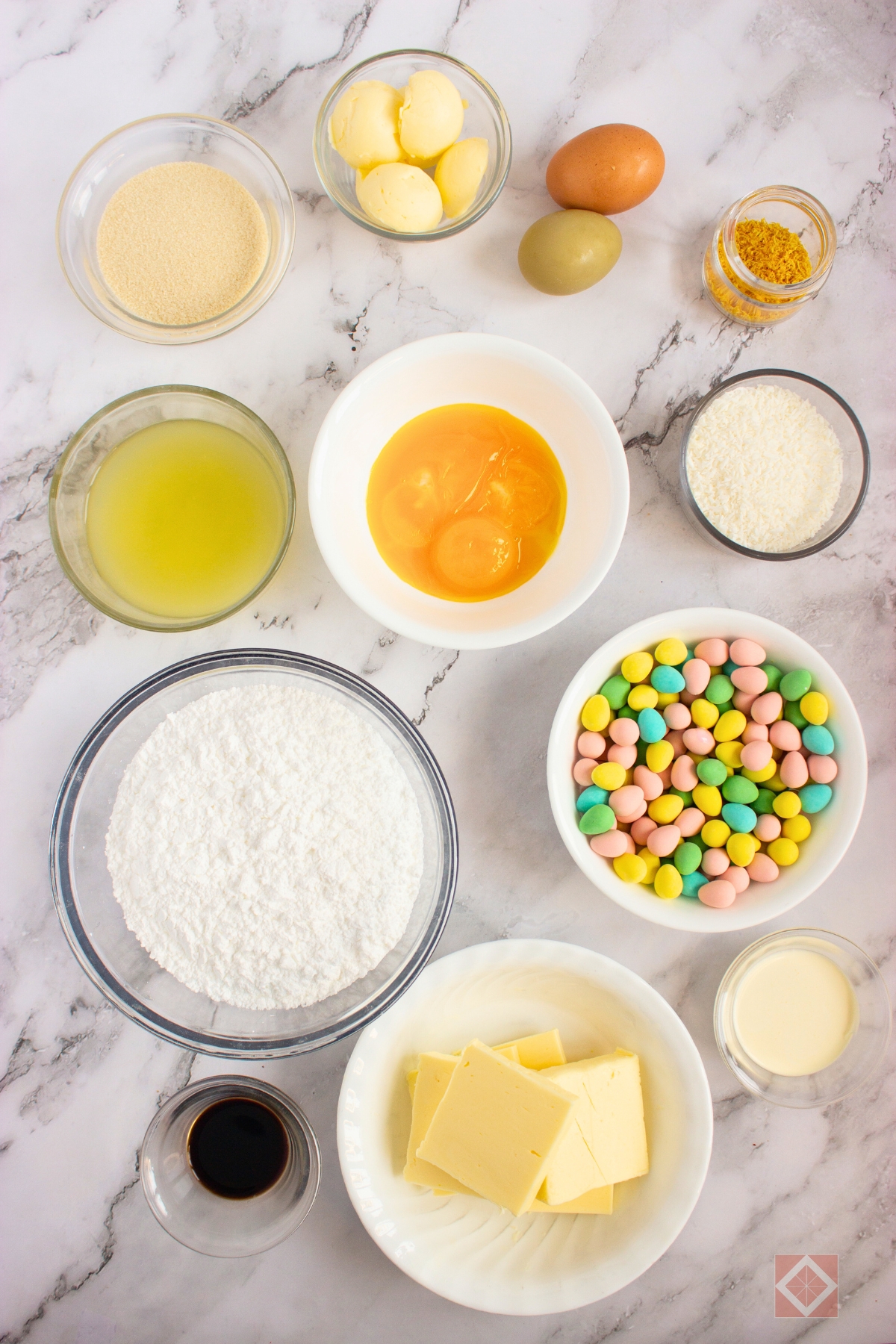 Lemon-Filled Easter Cupcakes With Creamy Frosting - vanilla frosted cupcakes 6