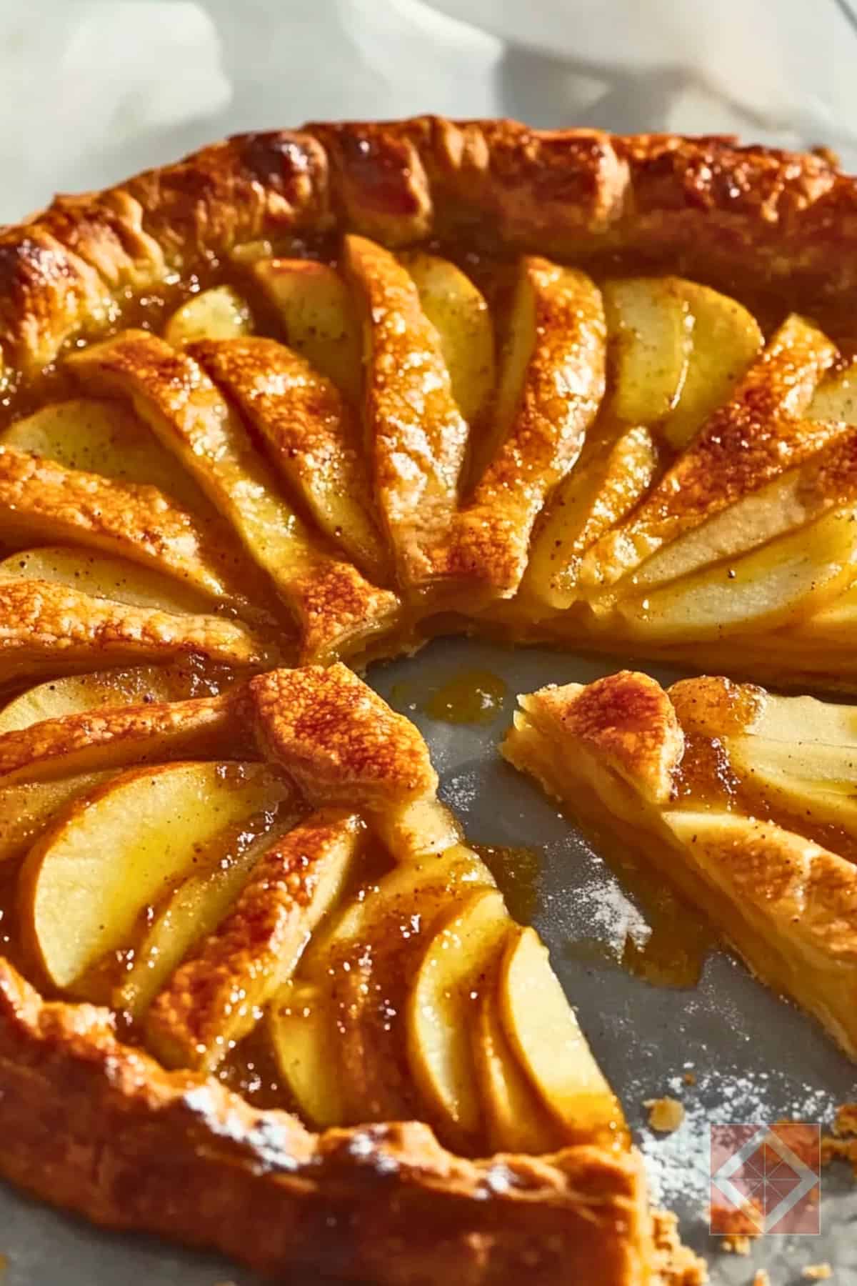 Easy Apple Galettes Recipe for a No-Fuss Dessert - Apple Galettes Dessert pin 1 midia