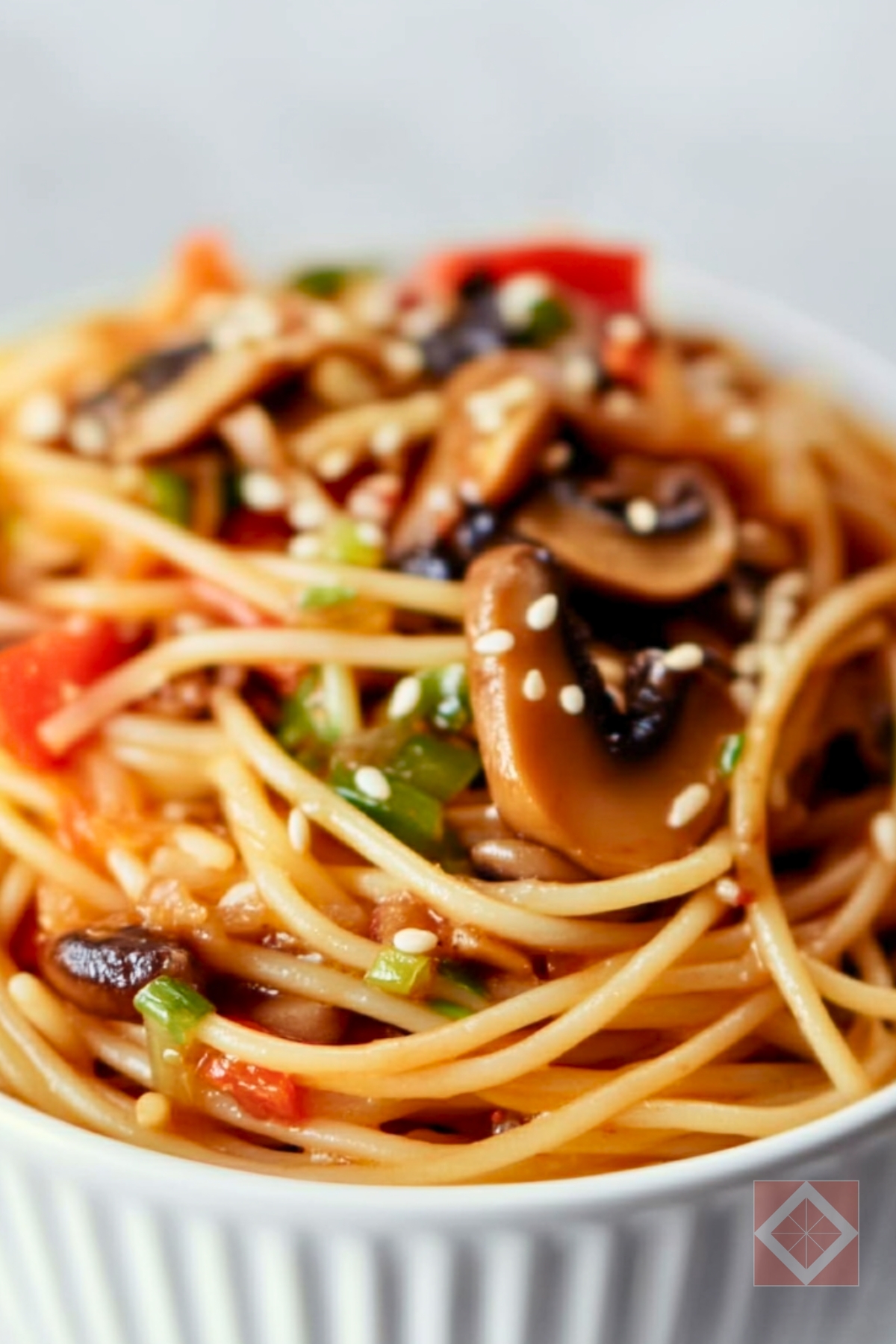 11 Best Instant Pot Pasta Recipes That Will Save Your Weeknight - Asian Garlic Noodles pin 1 midia