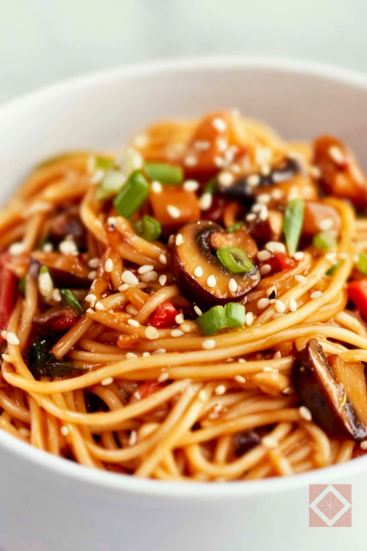 Instant Pot Asian Garlic Noodles for Busy Nights - Asian Garlic Noodles pin 2 midia