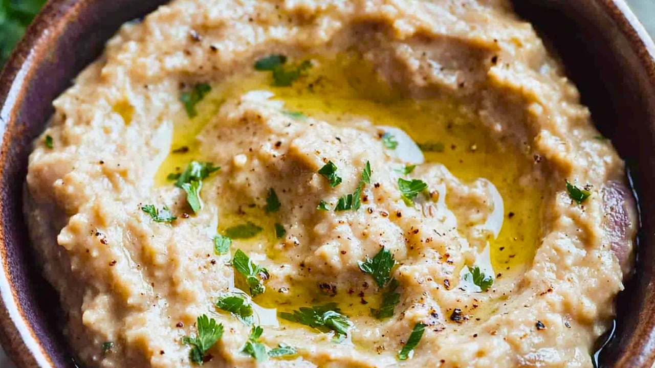 DASH Diet-Friendly Baked Baba Ganoush Recipe - Baked Eggplant Baba Ganoush midia