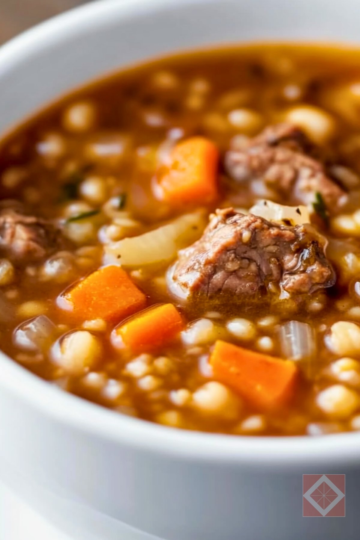 Classic Beef & Barley Soup for Instant Pot Lovers - Beef and Barley Soup pin 3 midia