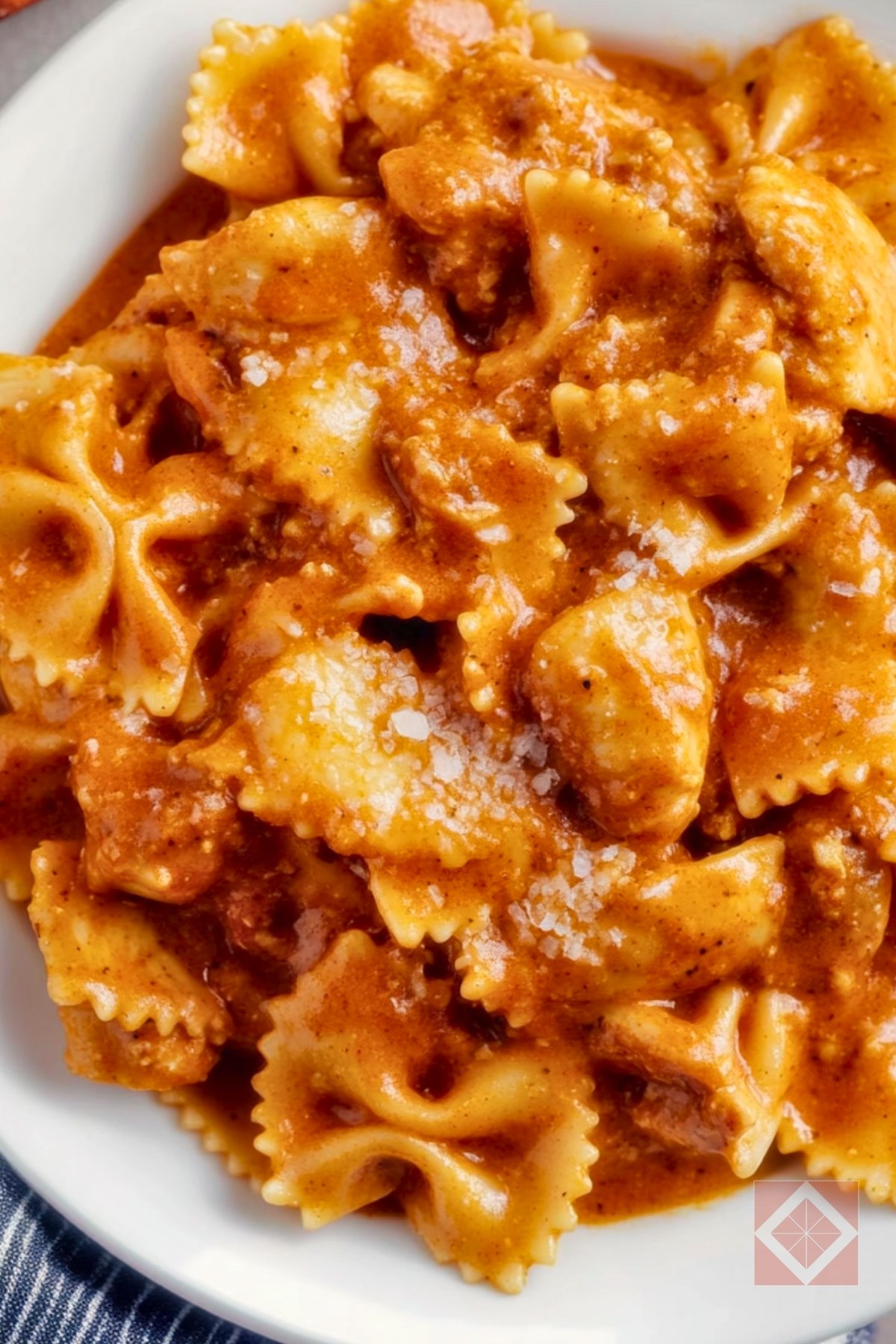 Butter Chicken Pasta: A Must-Try Instant Pot Recipe - Butter Chicken Bowties pin 3 midia