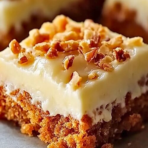 Best Decadent Carrot Cake Bar Recipe with Cream Cheese Frosting
