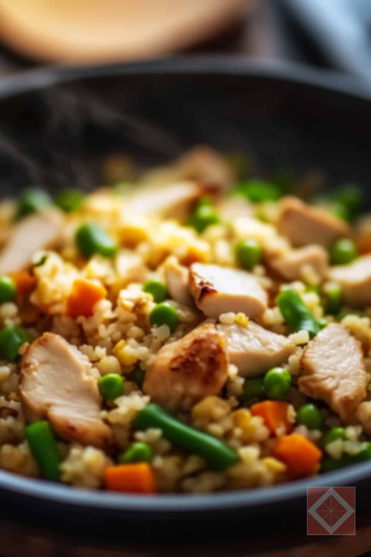 Protein-Packed Cauliflower Fried Rice Recipe - Cauliflower Fried Rice pin 3 midia 1