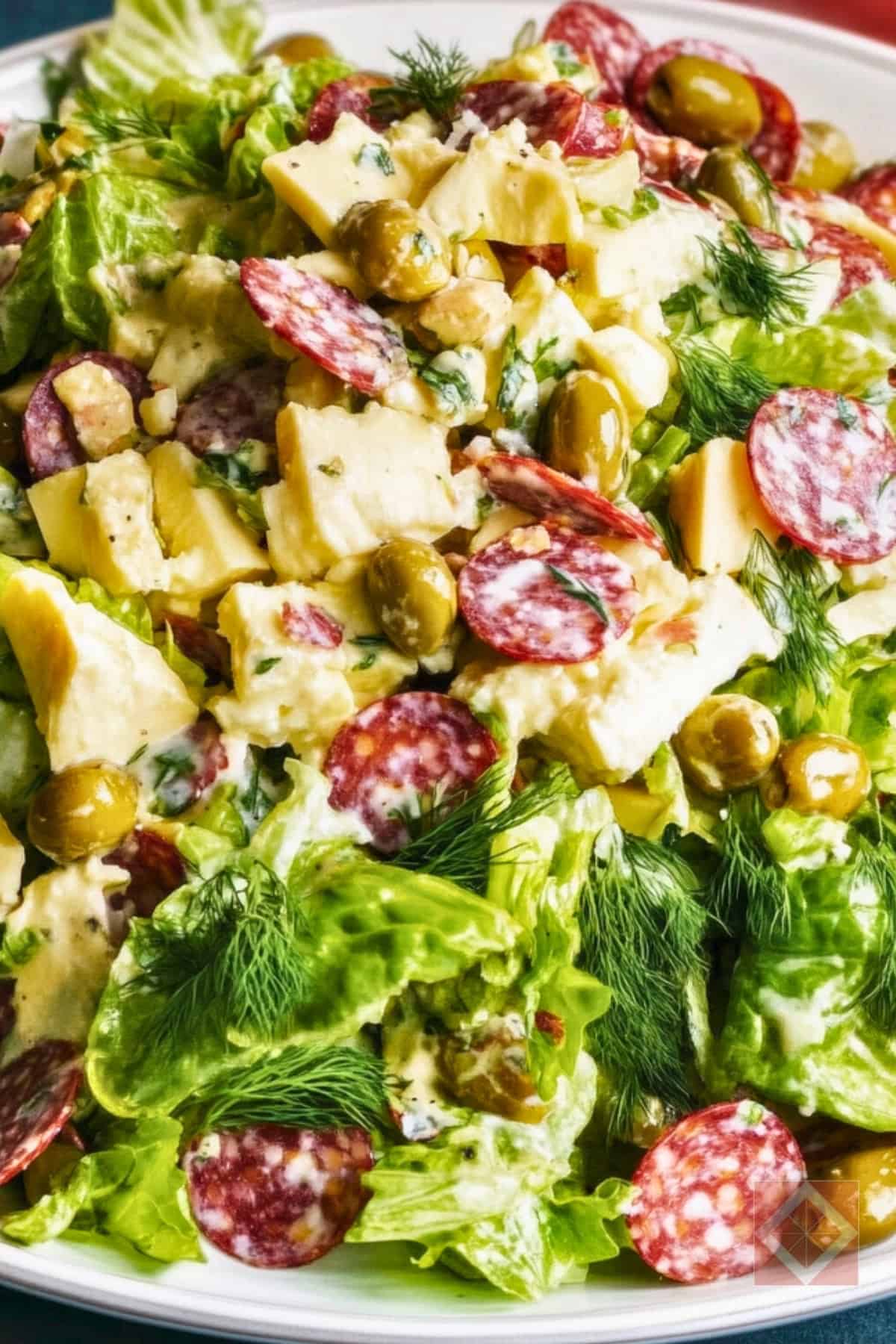 Easy Dilly Chop Salad: Crisp, Tangy & Tasty - Dilly Chop Salad pin 2 midia 1
