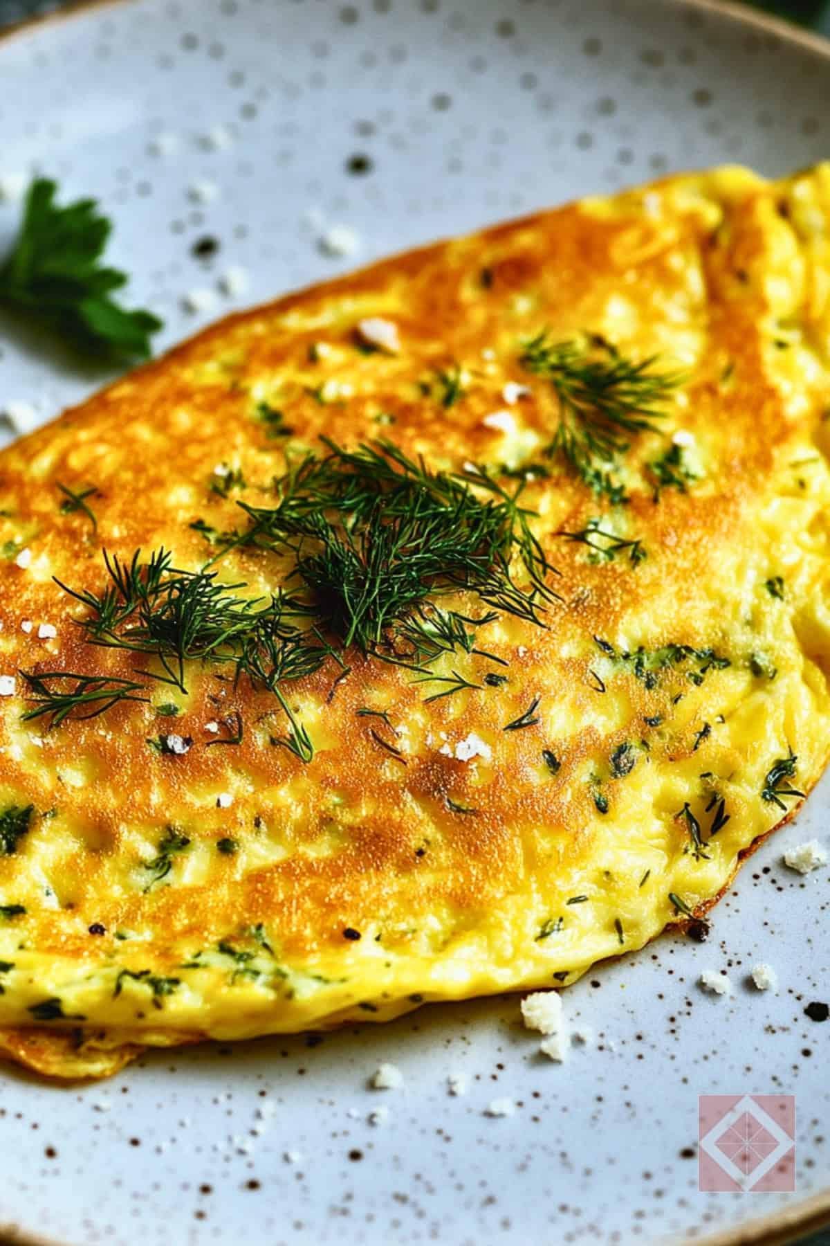 The Only Easy Omelet Recipe You’ll Ever Need - Foolproof Herby Omelet pin 3 midia 1