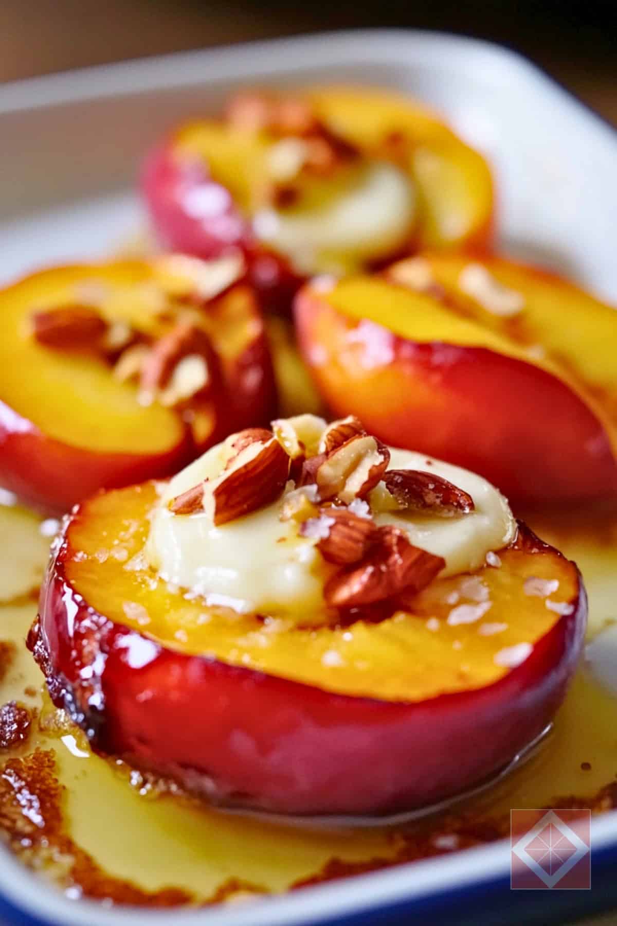 Best Honey-Glazed Roasted Peaches One-Pot Recipe for Summer Treats - Honey Glazed Roasted Peaches pin 1 midia
