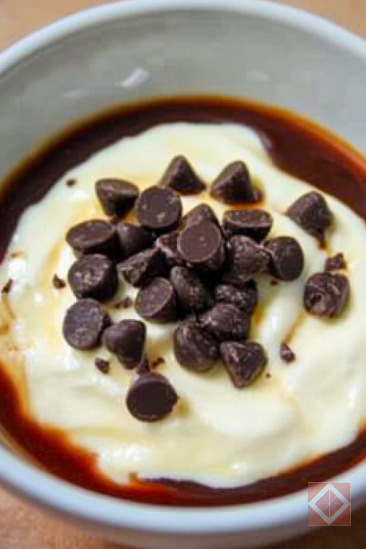 DASH Diet Chocolate Ricotta with Honey & Espresso - Honey Ricotta with Espresso and Chocolate Chips pin 2 midia