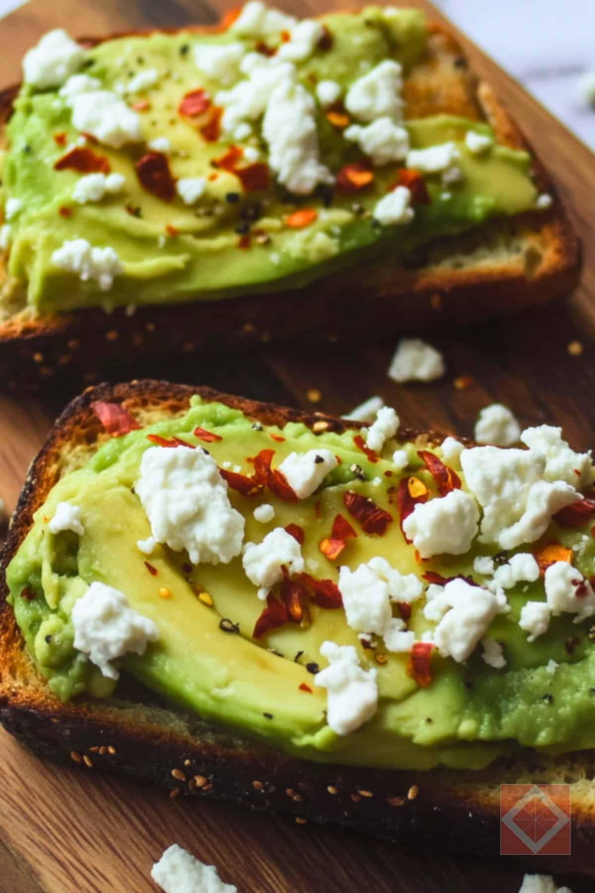 Tasty Goat Cheese Avocado Toast for Keto Diets - Keto Goat Cheese Avocado Toast pin 1 midia