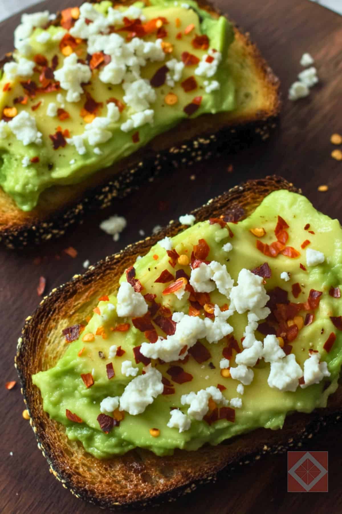 Tasty Goat Cheese Avocado Toast for Keto Diets - Keto Goat Cheese Avocado Toast pin 2 midia