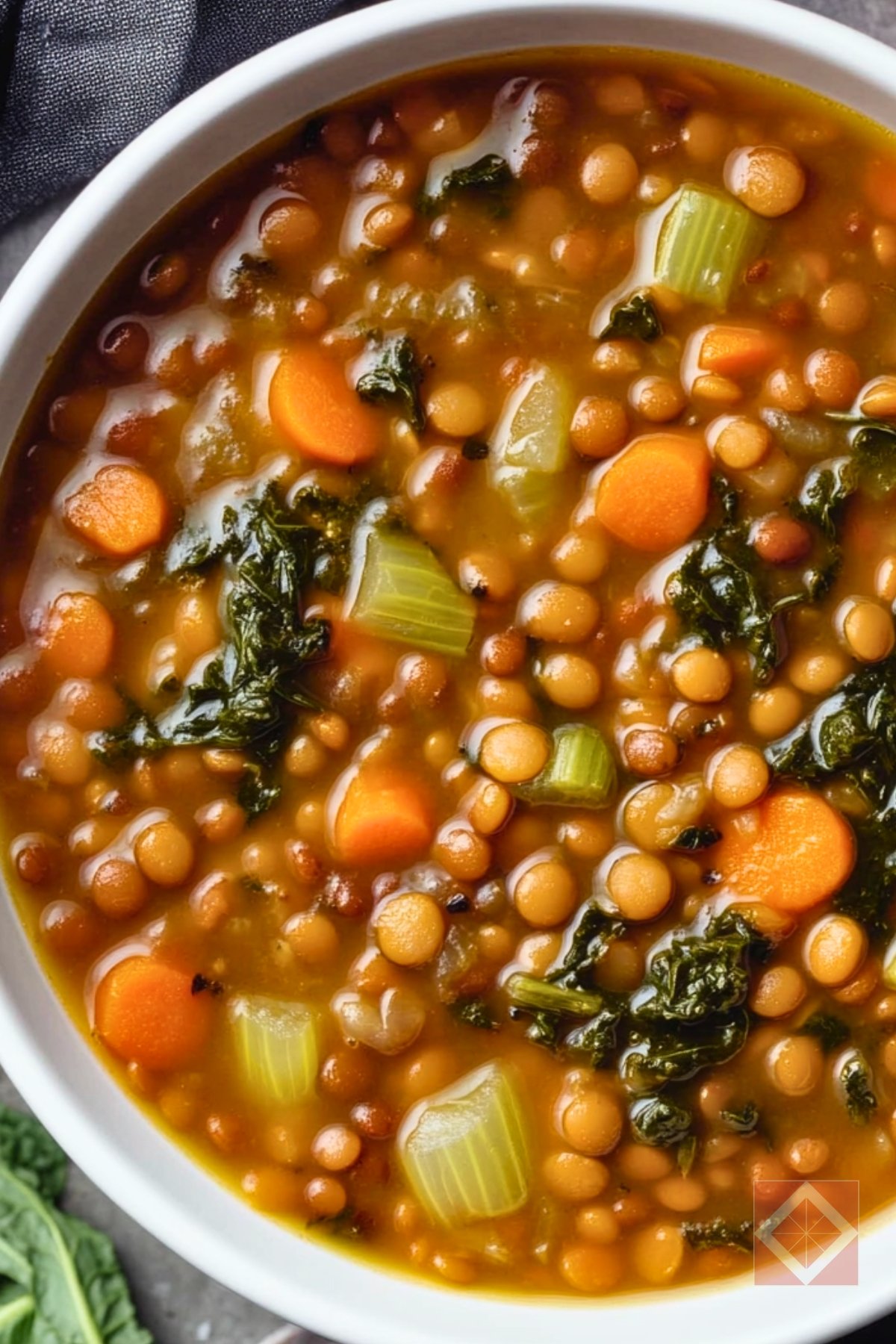 Best Instant Pot Lentil Soup for Busy Weeknights - Lentil Soup pin 1 midia