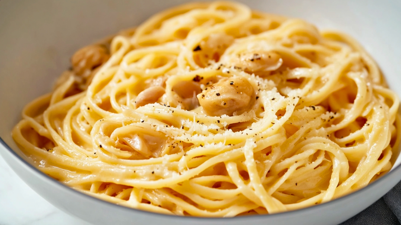 Quick Instant Pot Clam Linguine Recipe - Linguine with White Clam Sauce midia