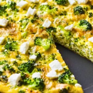 Best One-Pot Recipe Broccoli & Feta Frittata for Two - One Pot Recipe Broccoli Feta Frittata for Two midia