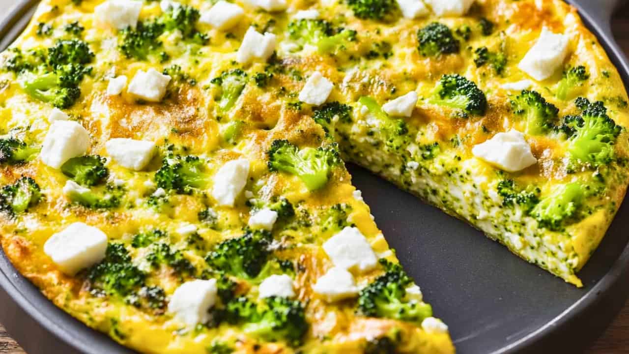 Best One-Pot Recipe Broccoli & Feta Frittata for Two - One Pot Recipe Broccoli Feta Frittata for Two midia