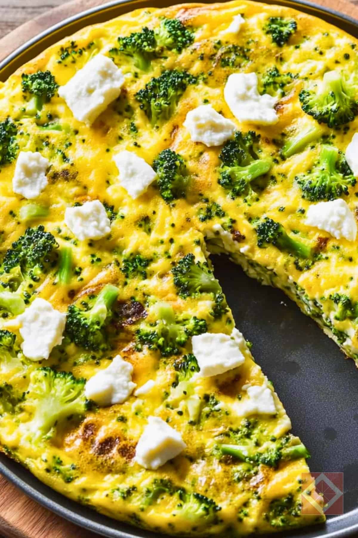 Best One-Pot Recipe Broccoli & Feta Frittata for Two - One Pot Recipe Broccoli Feta Frittata for Two pin 2 midia 1