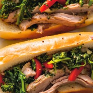 Best Philadelphia Roast Pork Sandwiches with Broccoli Rabe One-Pot Recipe - Philadelphia Roast Pork Sandwiches with Broccoli Rabe One Pot midia