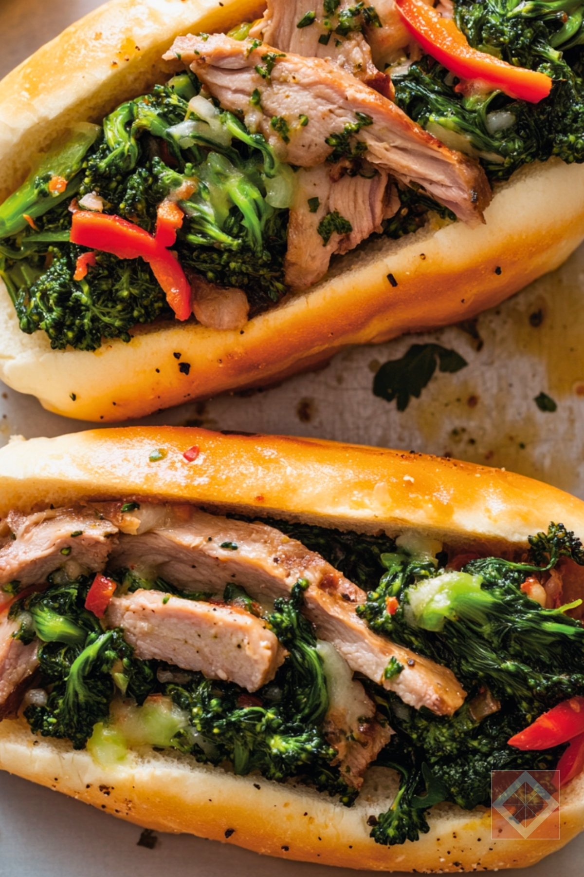 Best Philadelphia Roast Pork Sandwiches with Broccoli Rabe One-Pot Recipe - Philadelphia Roast Pork Sandwiches with Broccoli Rabe One Pot pin 1 midia