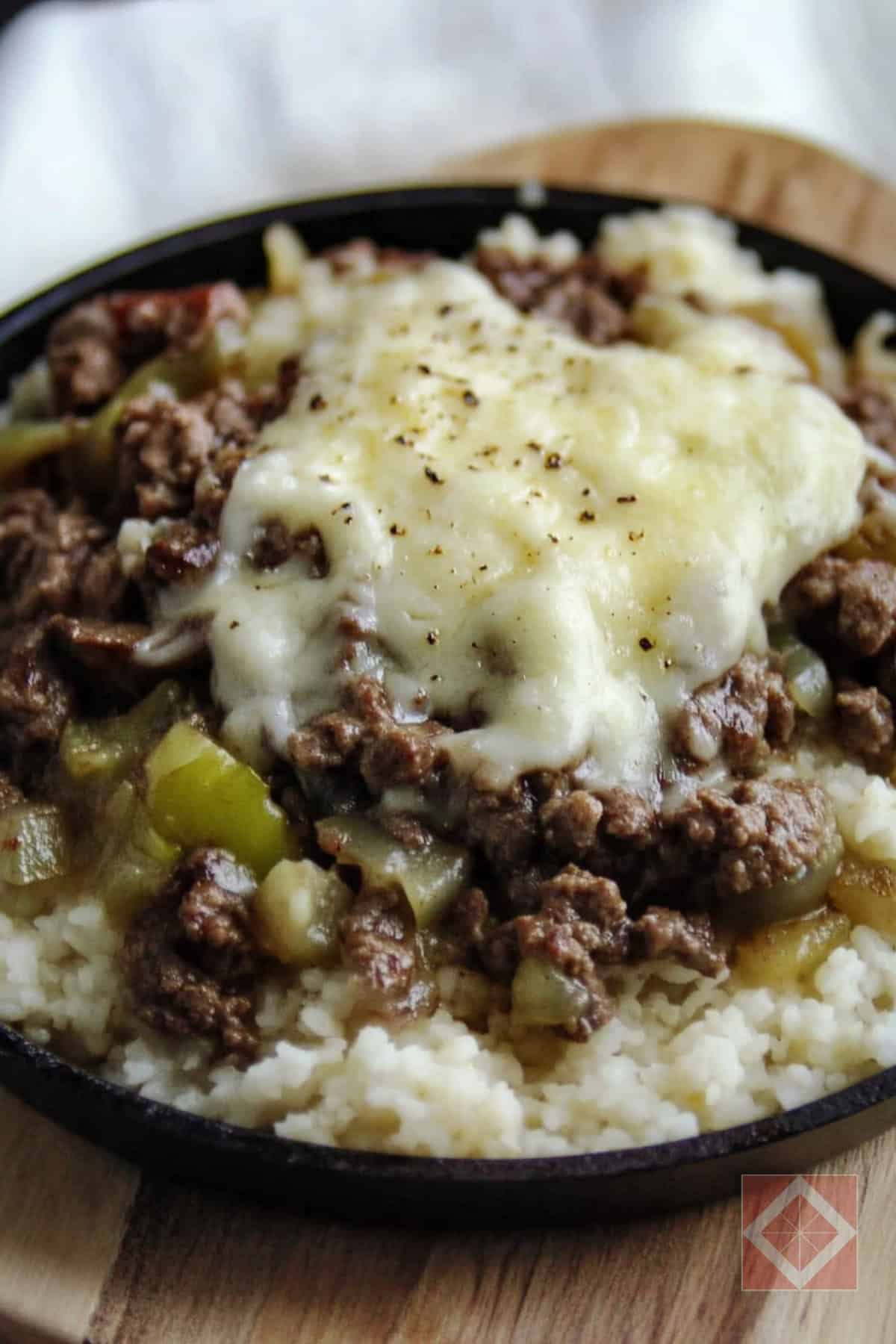 Philly Cheesesteak Skillet (Keto-Friendly & Seriously Satisfying) - Philly Cheesesteak Skillet pin 3 midia