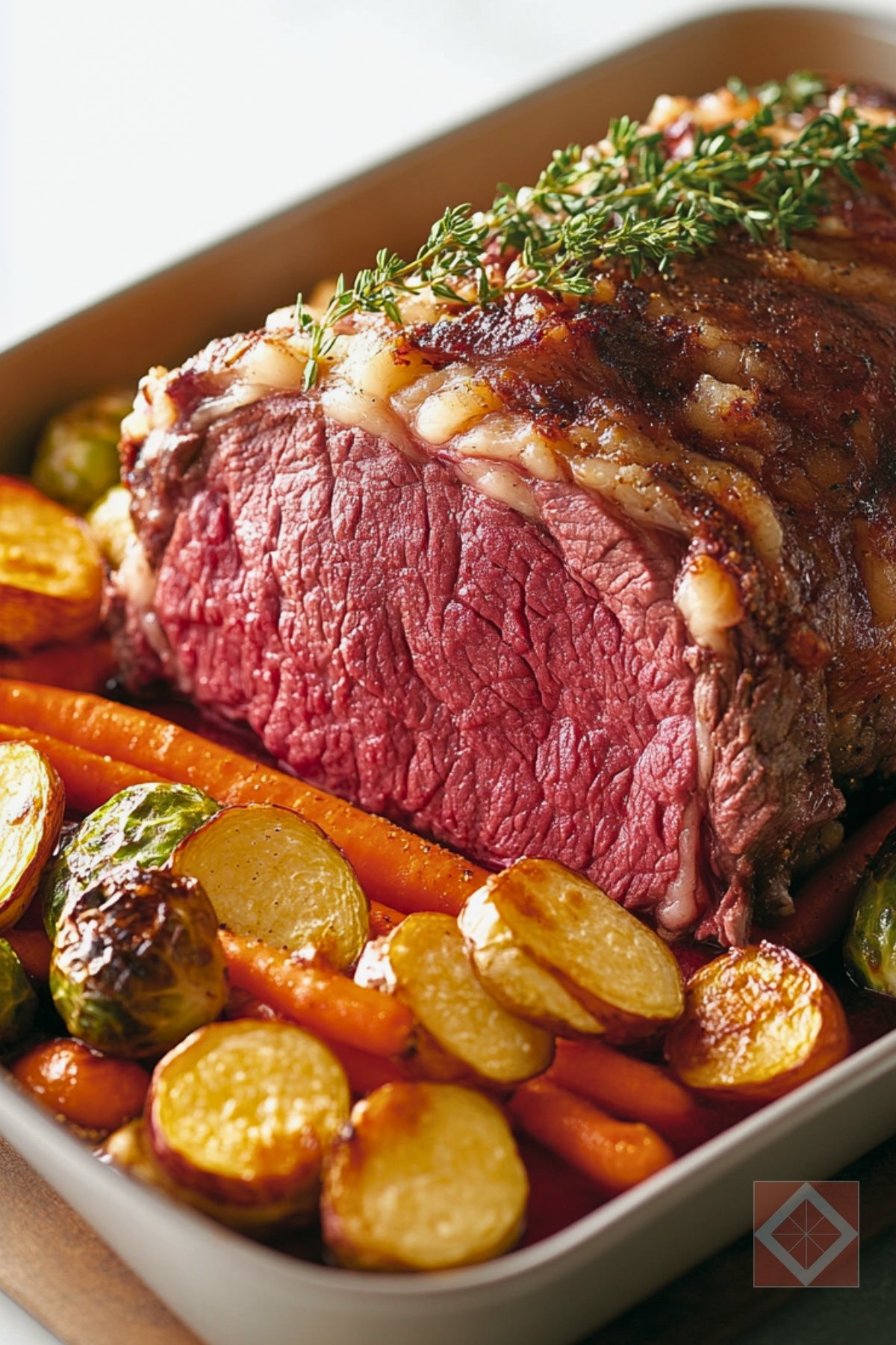 Easy Prime Rib & Roasted Vegetables One-Pot Recipe for Holidays - Prime Rib and Roasted Vegetables One Pot pin 1 midia