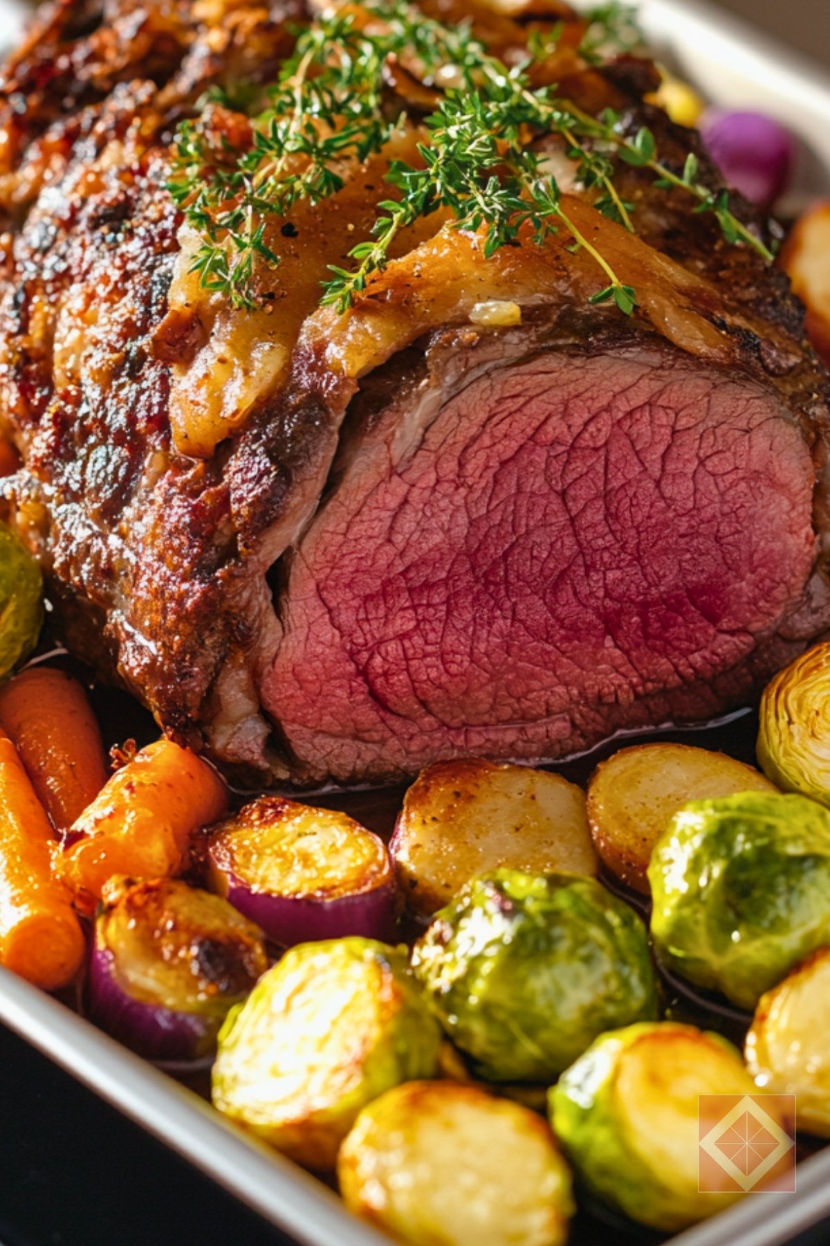 Easy Prime Rib & Roasted Vegetables One-Pot Recipe for Holidays - Prime Rib and Roasted Vegetables One Pot pin 2 midia