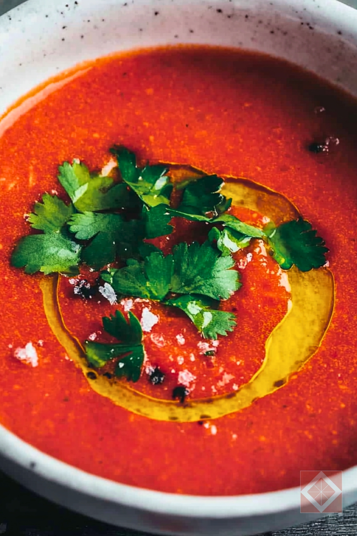 Low-Sodium Red Gazpacho for the DASH Diet - Red Gazpacho pin 2 midia