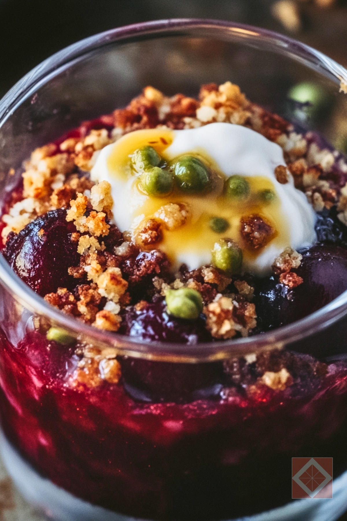 Roasted Plums with Nut Crumble for the DASH Diet - Roasted Plums with Nut Crumble pin 1 midia