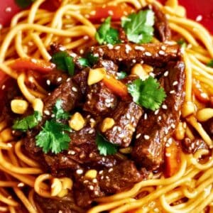 Easy & Delicious Sesame Beef Noodles You'll Love - Saucy Sesame Beef Noodles midia