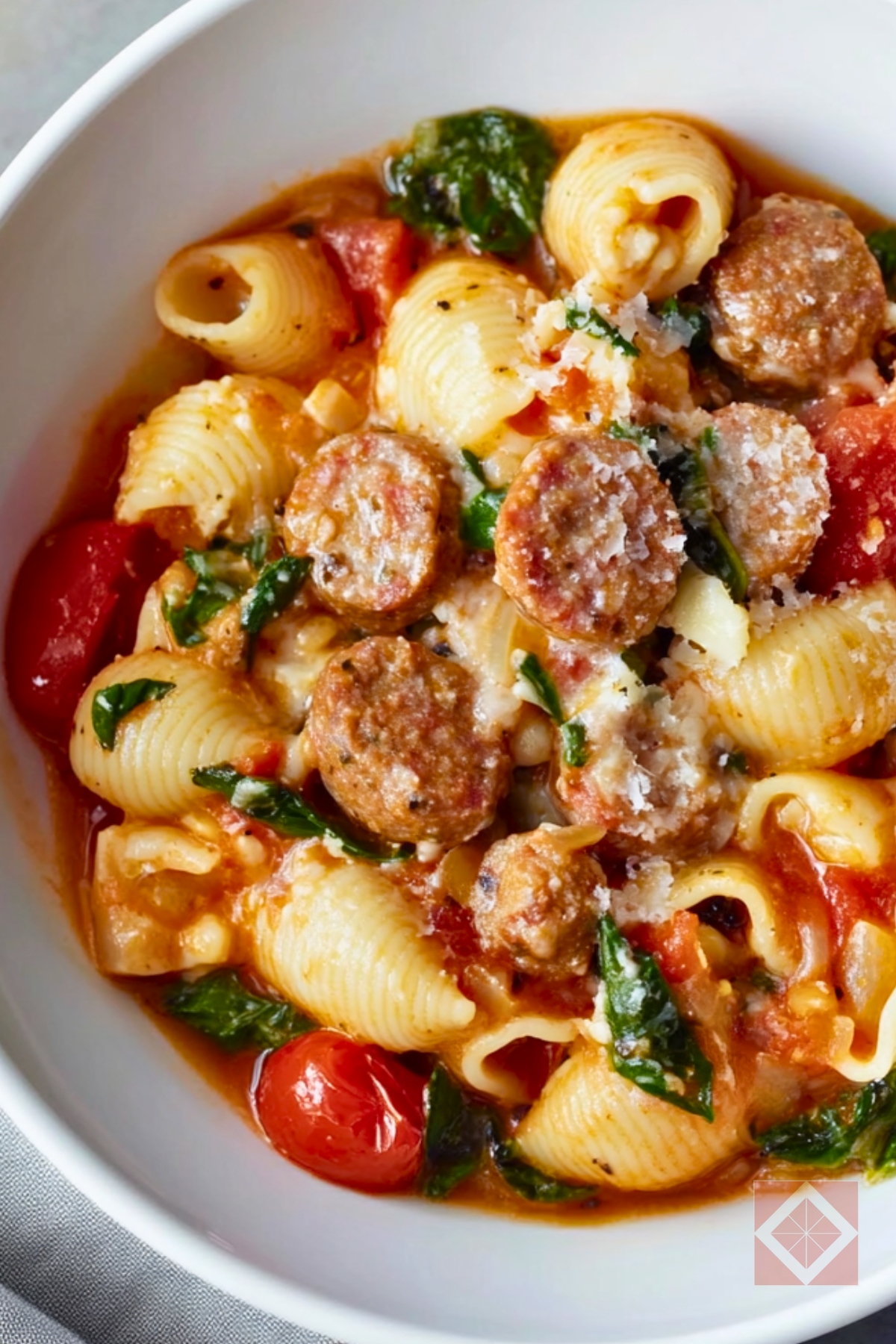 Sausage & Shells: A Comforting Instant Pot Recipe - Sausage and Shells pin 2 midia