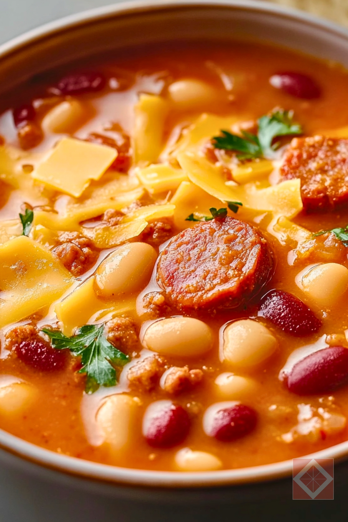 Smoky Sausage & Bean Soup: A Must-Try Instant Pot Dish - Smoky Sausage and Bean Soup pin 2 midia