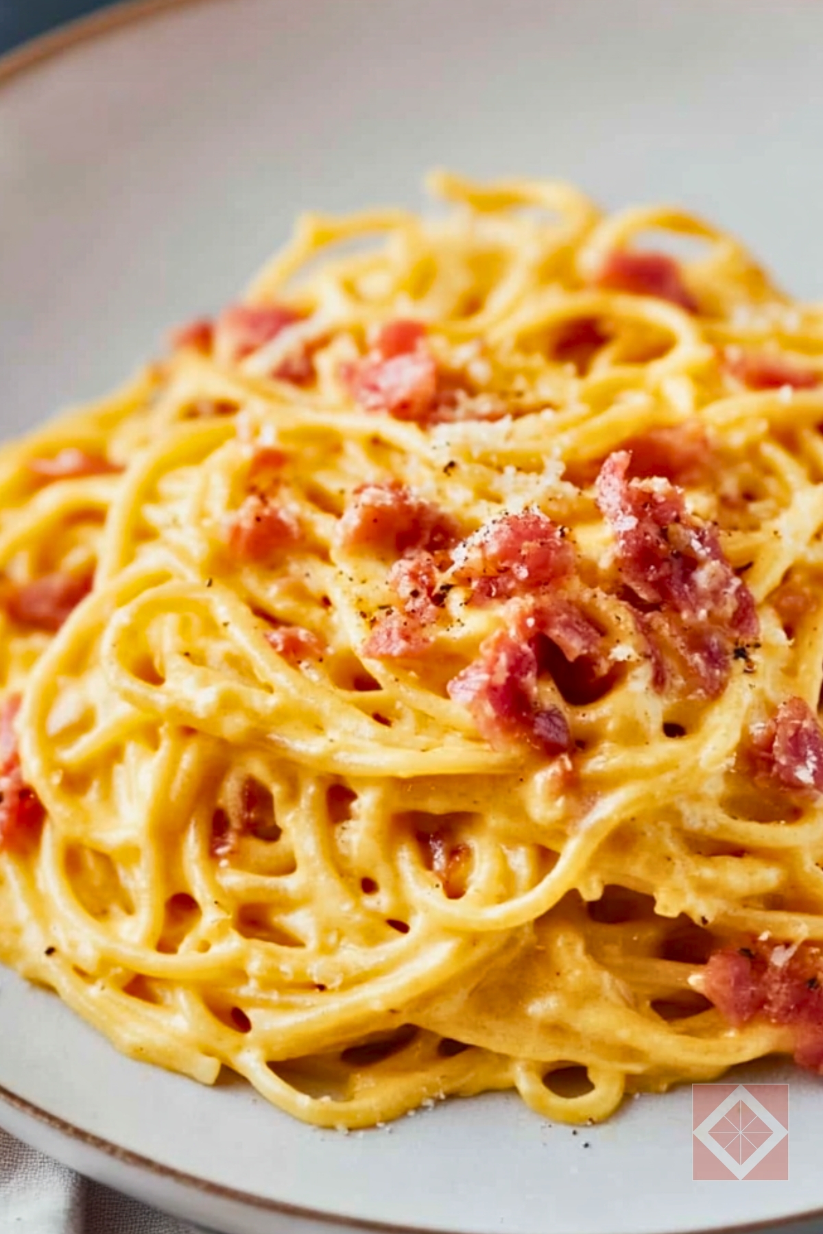 11 Best Instant Pot Pasta Recipes That Will Save Your Weeknight - Spaghetti Carbonara pin 1 midia