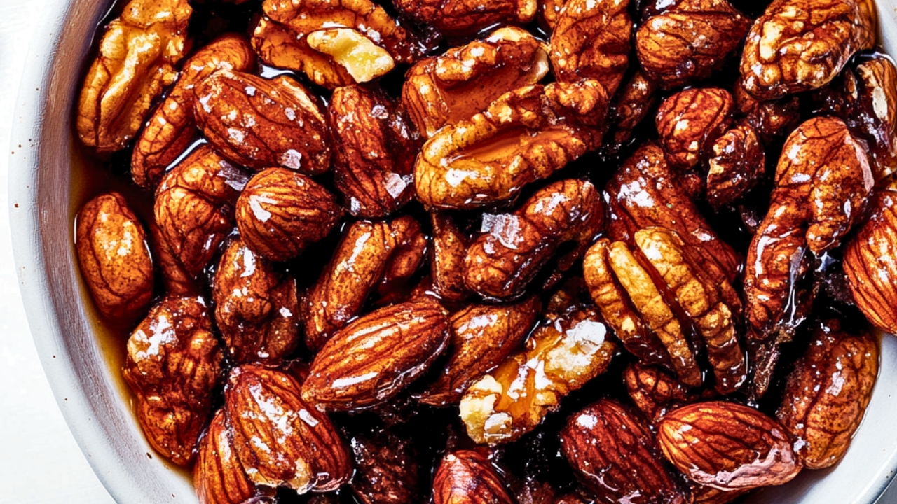 Spiced Maple Nuts for Guilt-Free Snacking - Spiced Maple Nuts midia