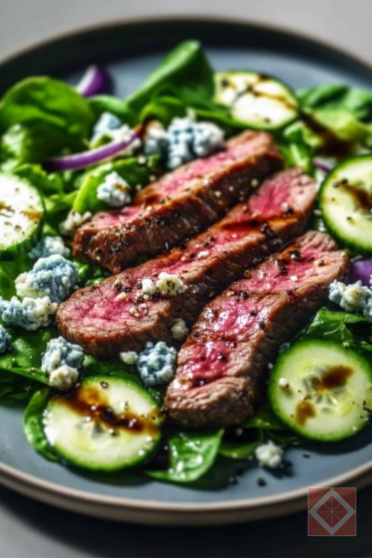 A Must-Try Steak Salad Recipe That’s Easy & Satisfying - Steak Salad Recipe pin 1 midia