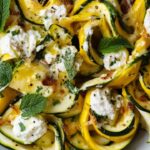 DASH Diet-Friendly Summer Squash Ribbons with Ricotta