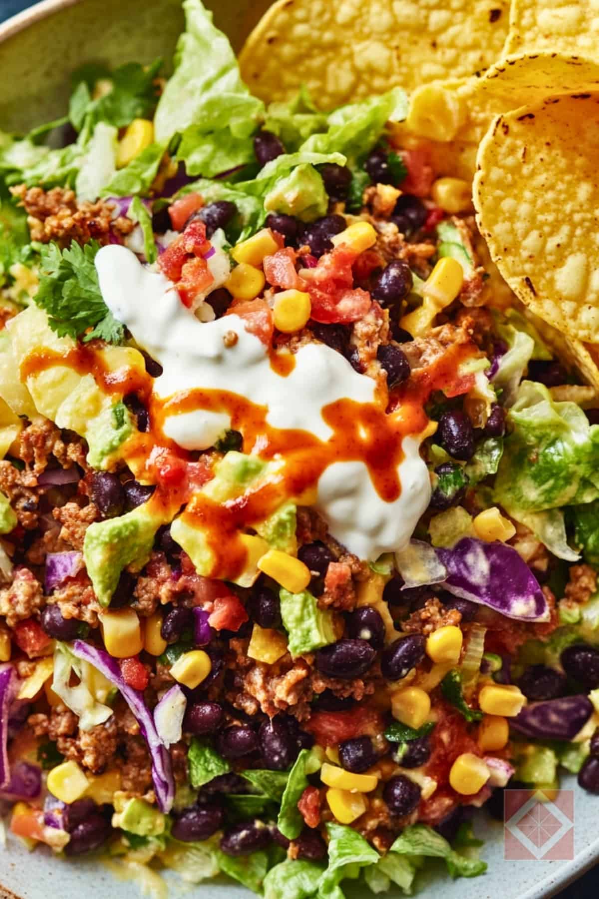 How to Make the Perfect Turkey Taco Salad at Home - Turkey Taco Salad pin 2 midia 1