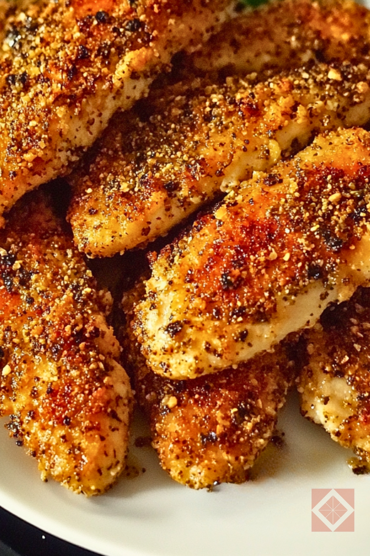 Za’atar Chicken Tenders for a Balanced DASH Diet Meal - Zaatar Chicken Tenders pin 1 midia