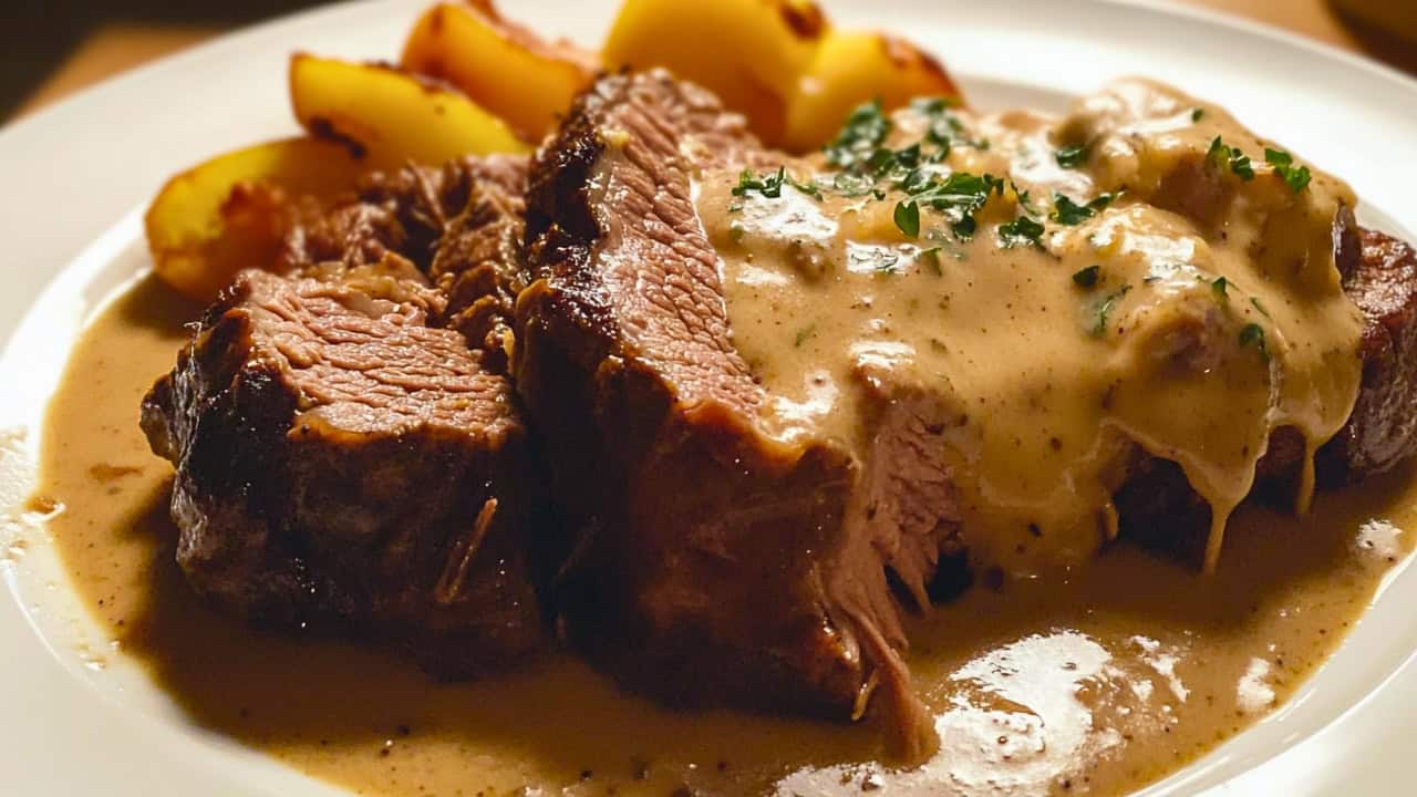 Simple Family Meal Beef with Garlic Harvester Sauce Recipe - Beef with Garlic Harvester Sauce midia