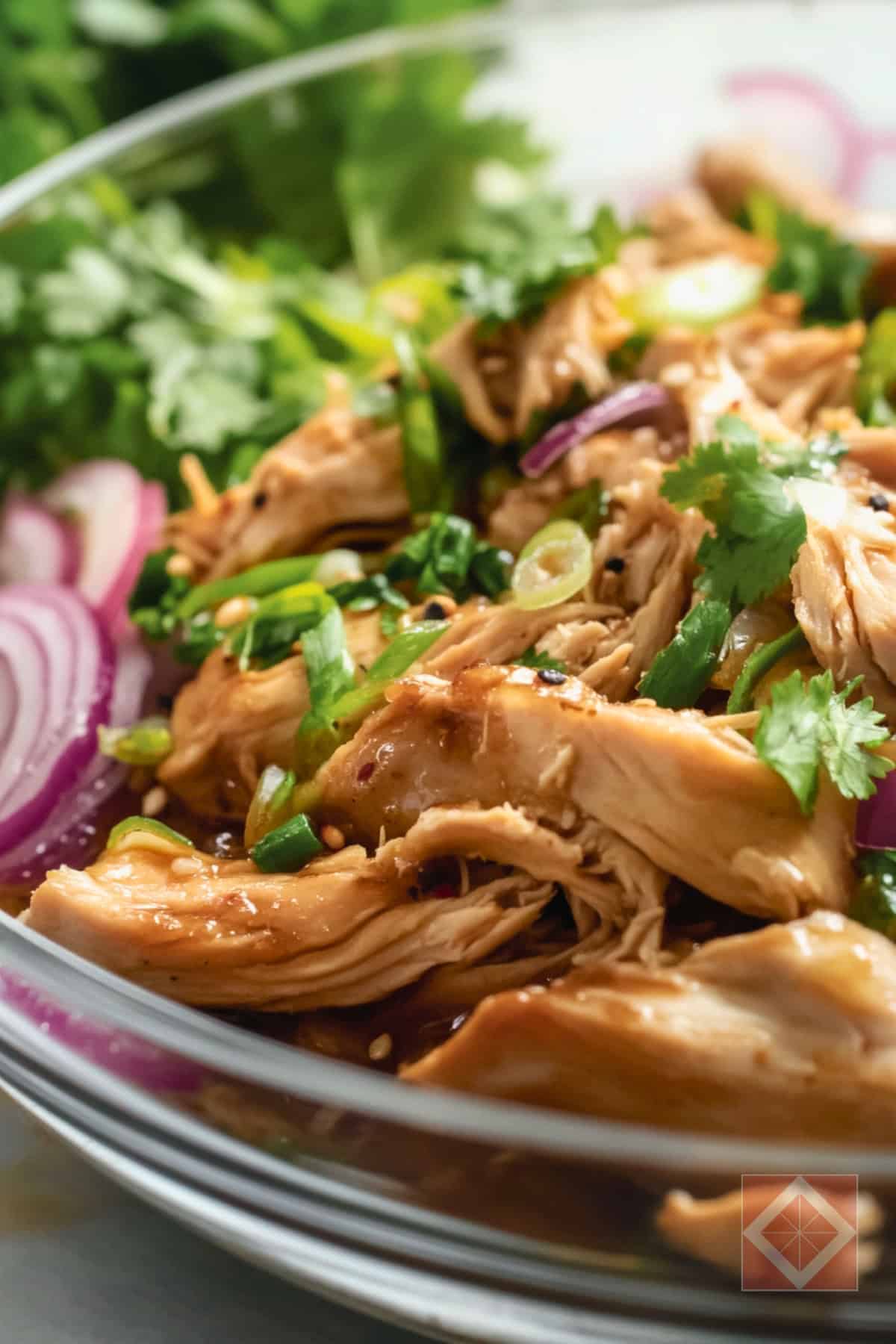 Chinese Chicken Recipe: Hand-Shredded Style - Chinese Hand Shredded Chicken pin 1 midia