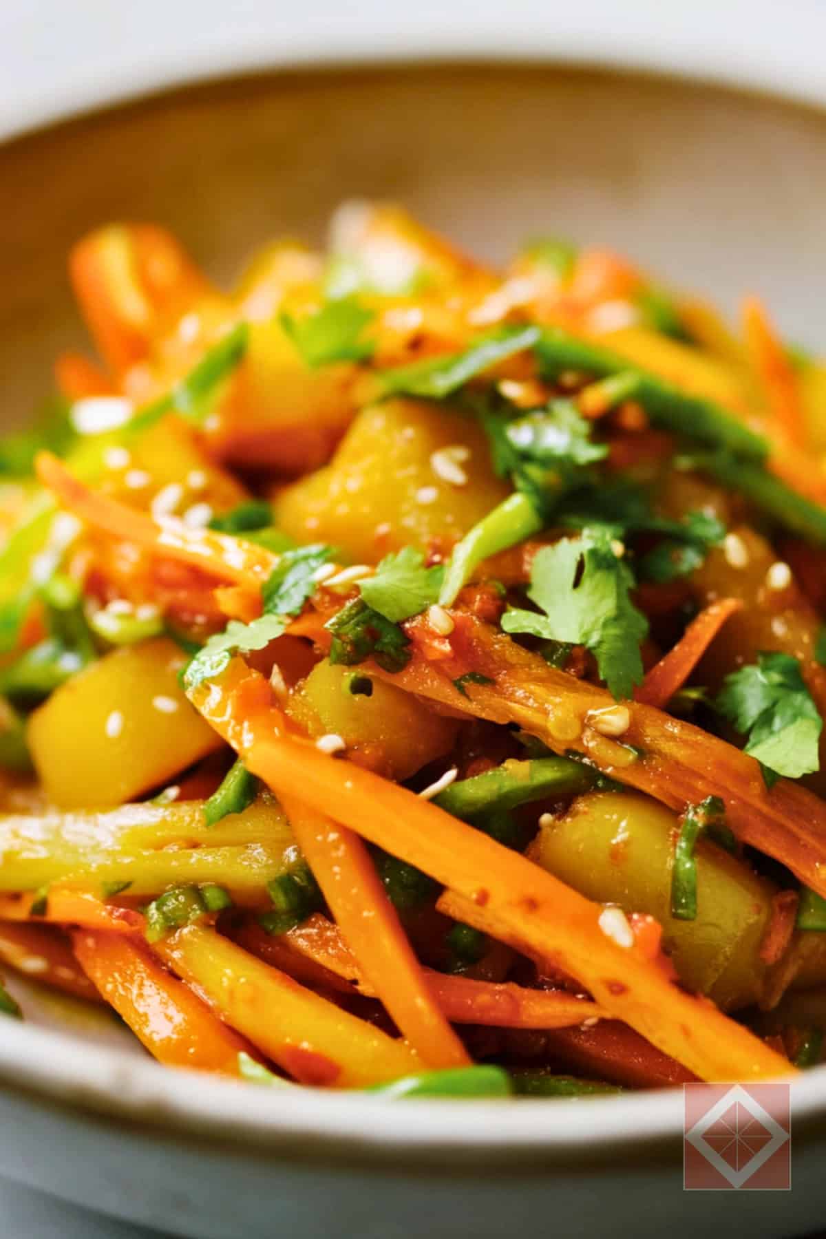 Chinese Potato Salad: Bold Flavor, No Mayo Needed - Chinese Potato Salad pin 1 midia