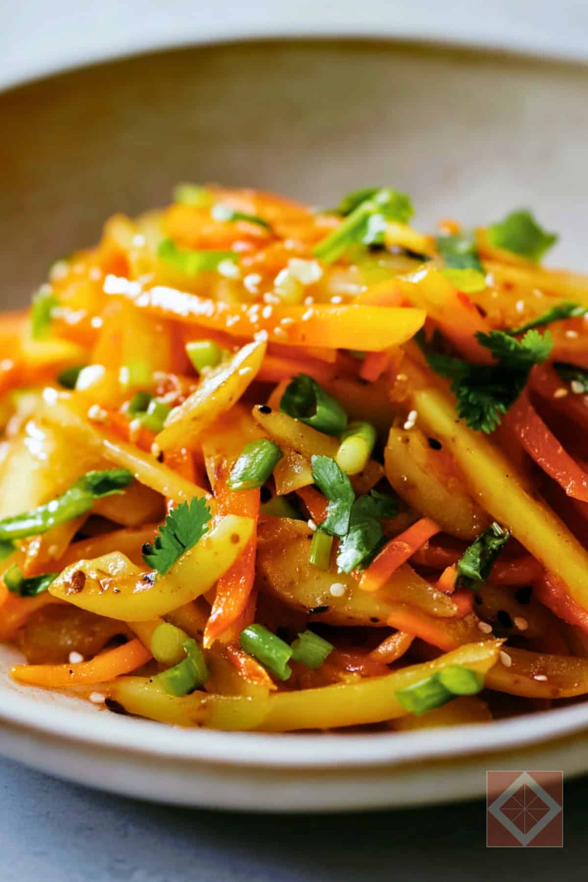 Chinese Potato Salad: Bold Flavor, No Mayo Needed - Chinese Potato Salad pin 2 midia