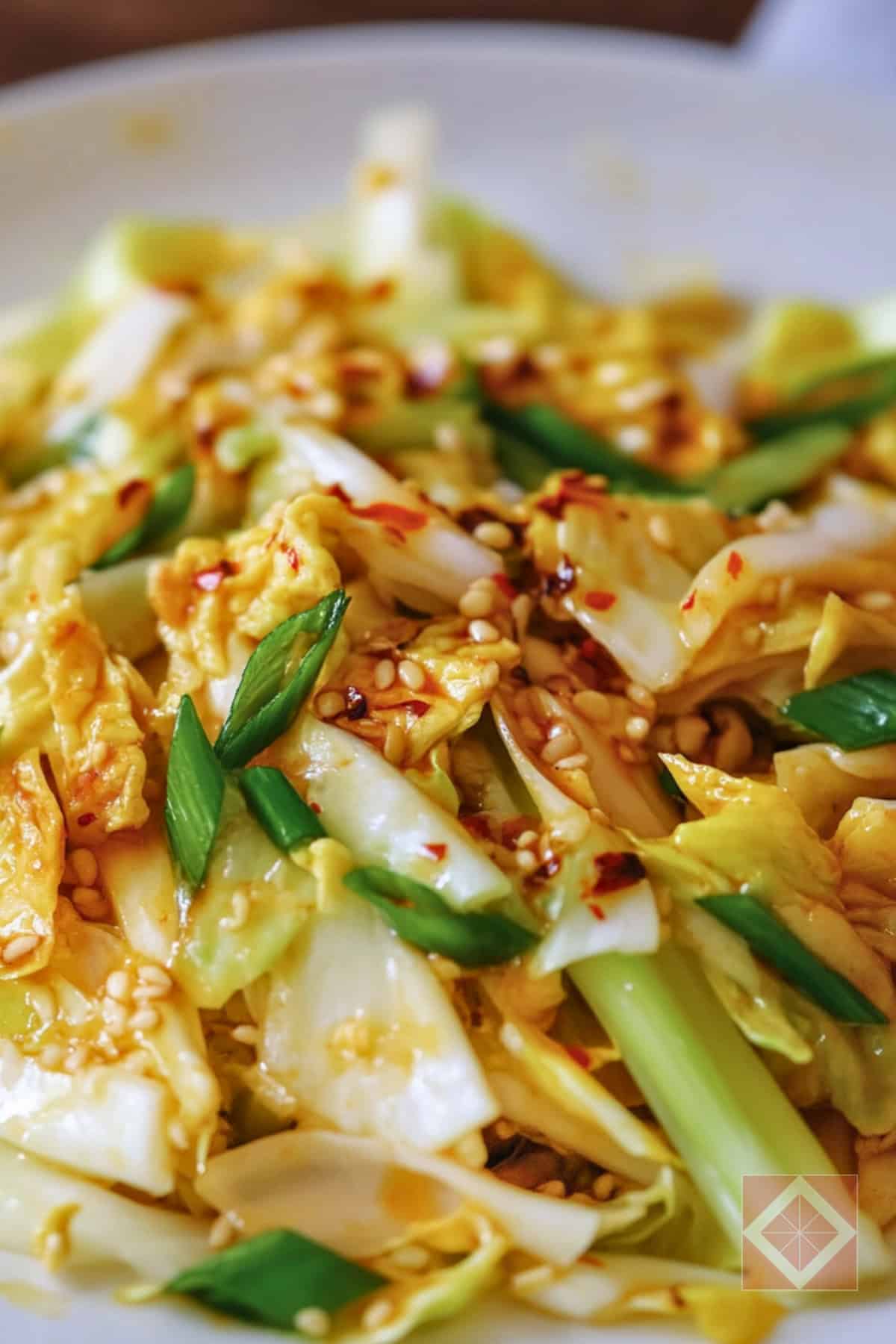 Fast Chinese Cabbage Recipe With Serious Flavor - Chinese Spicy Napa Cabbage Salad pin 1 midia