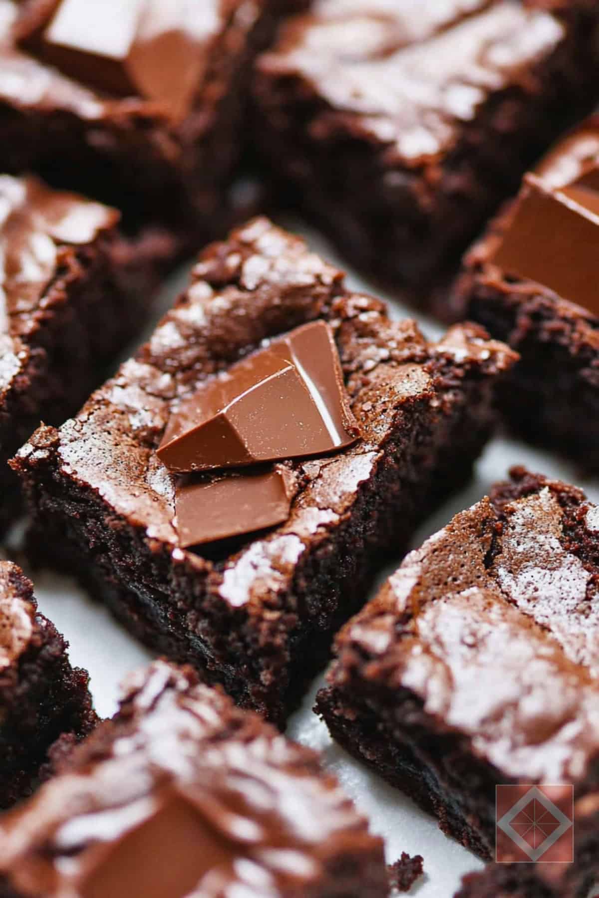 Easy Chocolate Chunk Brownies One-Pot Dessert Recipe for Chocolate Lovers - Chocolate Chunk Brownies pin 1 midia