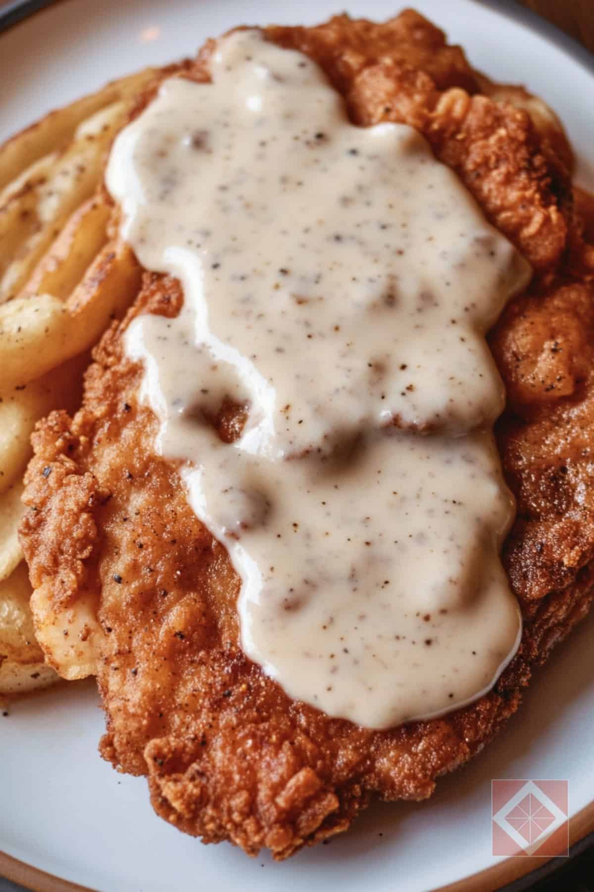 Classic Chicken Fried Steak with Homemade Gravy - Classic Chicken Fried Steak With Homemade Gravy pin 1 midia