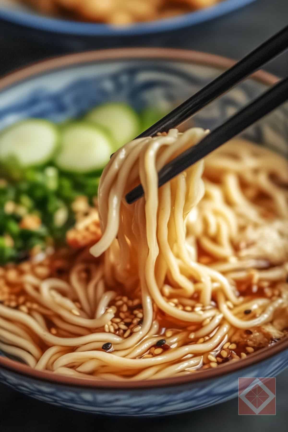 Chinese Food Favorite: Cold Noodles Made Easy - Cold Noodles pin 1 midia